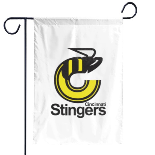 Discover Defunct Cincinnati Stingers Hockey - Ohio - Garden Flags