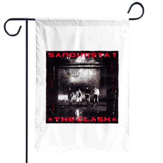 Discover The Clash - Sandinista / Unisex Cotton Garden Flags