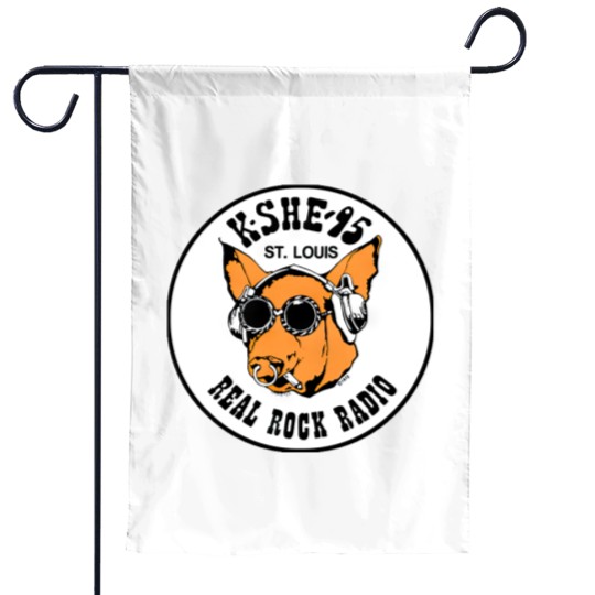Discover KSHE 95 real rock radio station Garden Flags