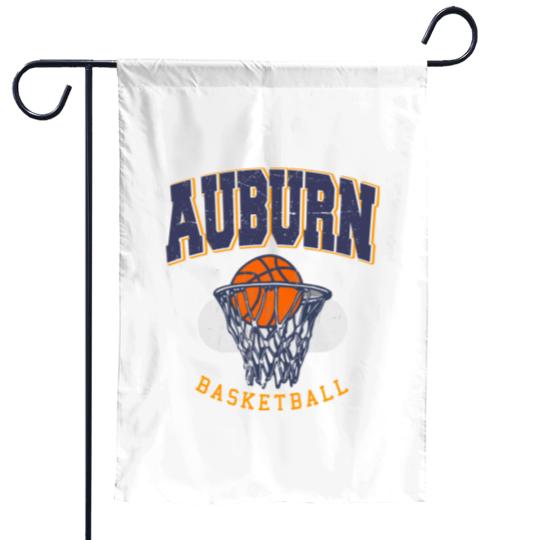Discover Vintage Auburn Basketball Sweat Garden Flags