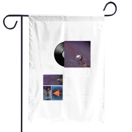 Discover Vintage Bootleg Inspired Garden Flags Tame Impala Currents Vintage Garden Flags