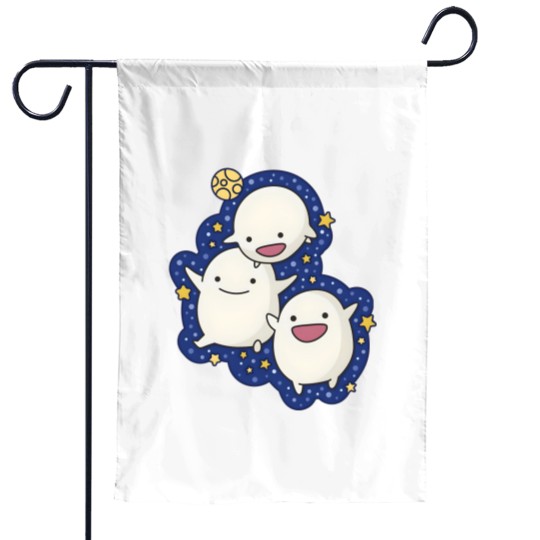 Discover Starry Warawara from The Boy and the Heron Classic Garden Flags