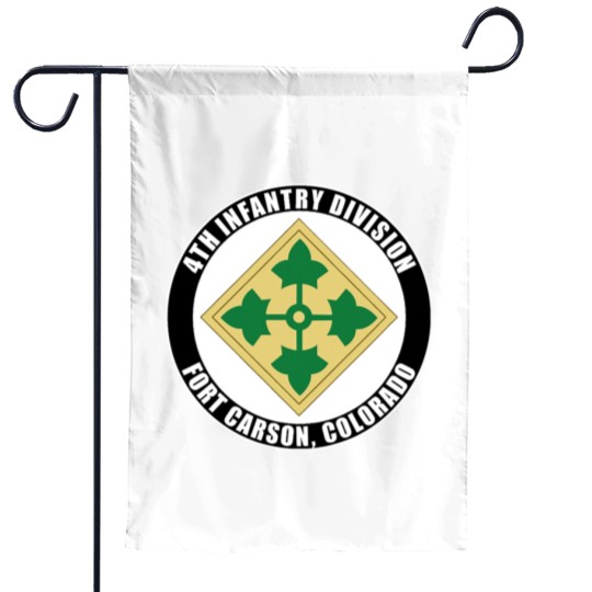 Discover 4th Infantry Division Fort Carson Colorado Emblem Garden Flags