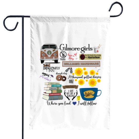 Discover Gilmore Girls Garden Flag from Luke's Diner
