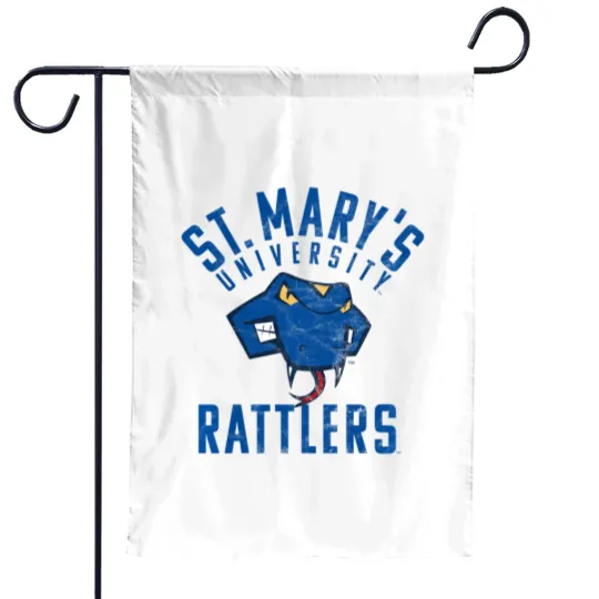 Discover st mary's university stmu rattlers large pullover Garden Flags