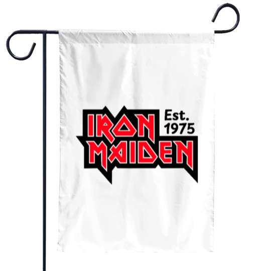 Discover Iron Mάiden Hardrock Metal Est 1975 Garden Flags