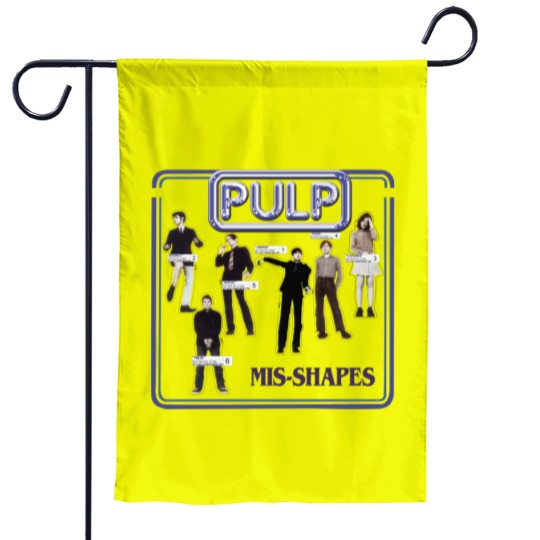 Discover Pulp Mis-shapes Different Class 1995 Indie Pop Rock Garden Flags