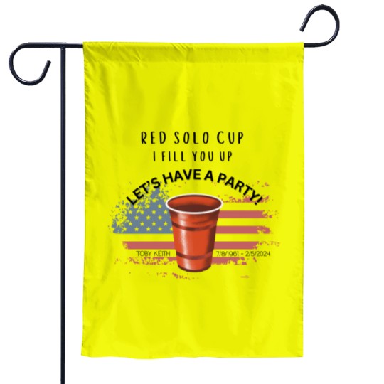 Discover Toby Keith Garden Flags, Rememberance of Toby, Red Solo Cup