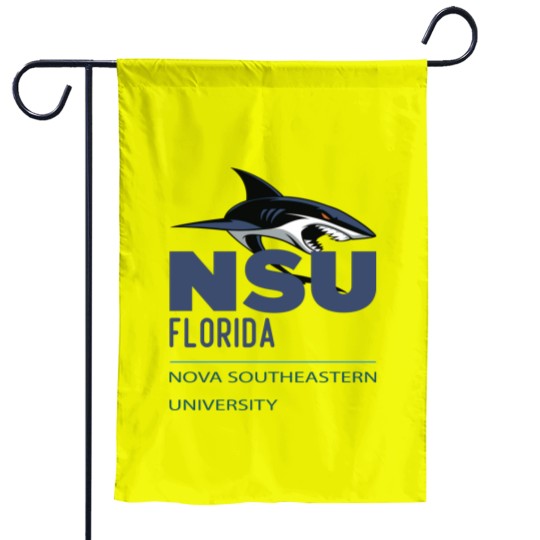Discover Nova Southeastern University blue shark NSU Garden Flags