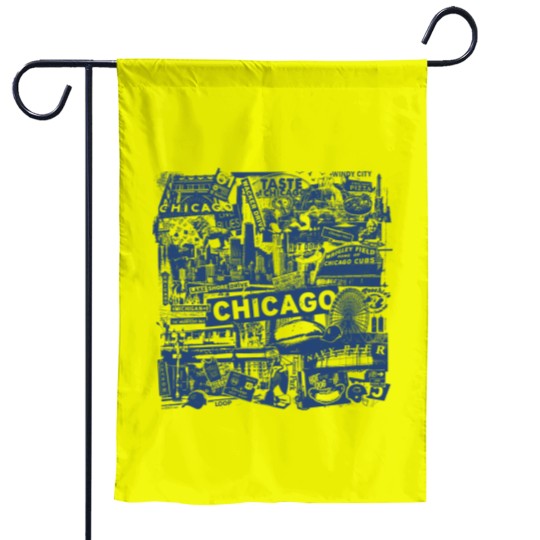 Discover Chicago Windy City Vacation Garden Flags