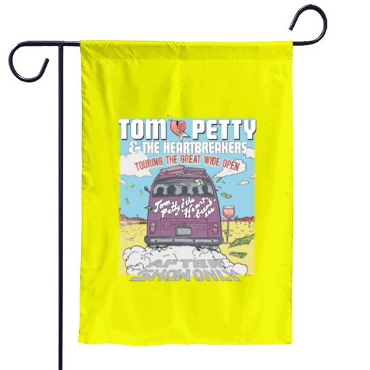 Discover Tom Petty & the Heartbreakers Touring the Great Wide Open Rock Music Garden Flags
