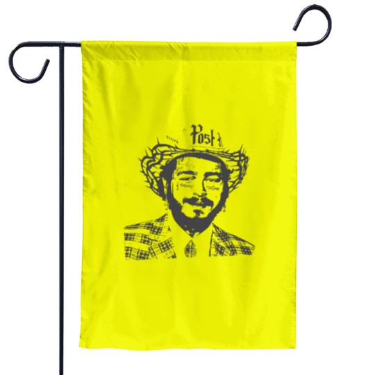 Discover post Malone Cowboy Garden Flags, Music Merch, Country Music