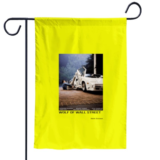 Discover Wolf of Wall Street Garden Flags