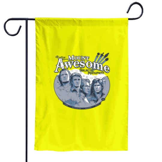 Discover Mt. Awesome - Science Fiction - Garden Flags