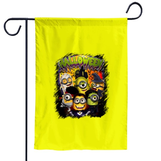 Discover Minions Halloween Garden Flags Unisex Jersey Short Sleeve Garden Flags