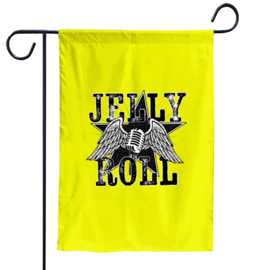Discover Jelly Roll Garden Flags and Band Gear