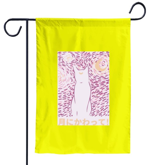Discover Sailor Moon Cat, Luna Artemis Garden Flags