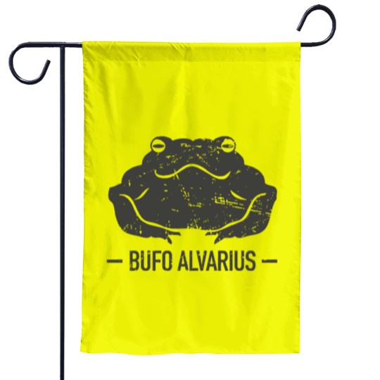 Discover Bufo Alvarius Colorado River Toad Garden Flags