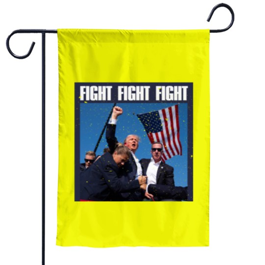 Discover Trump Fight Garden Flag