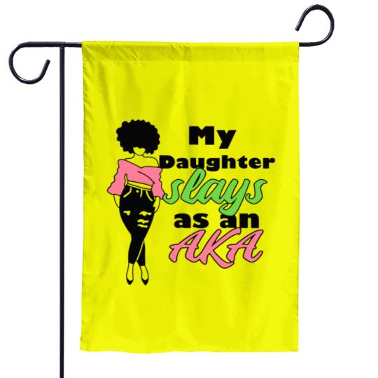 Discover AKA Sorority Daughter Paraphernalia Gift For Mom Garden Flags