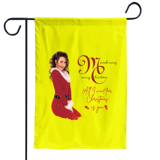 Discover Mariah Carey Christmas Garden Flags