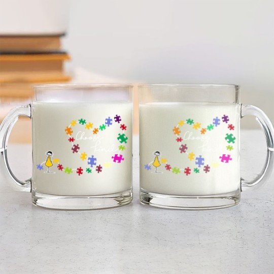 Discover Choose Kind Glass Mugs