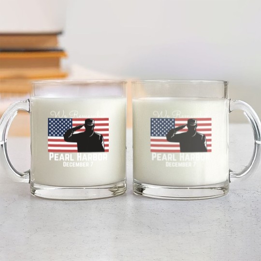 Discover We Remember Pearl Harbor Glass Mugs