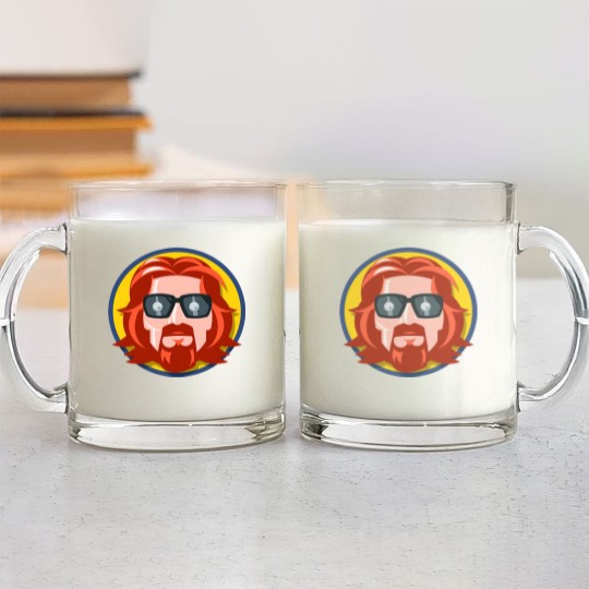 Discover The Big Lebowski The Dude Bowling Abider Unisex Glass Mugs