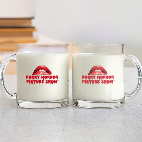 Discover Rocky Horror Lips Glass Mugs The Rocky Horror Picture Show Lips Logo