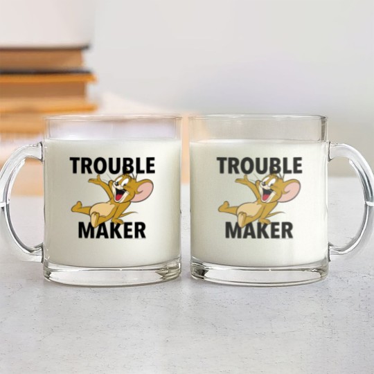 Discover Tom And Jerry Glass Mugs Trouble Maker Portrait
