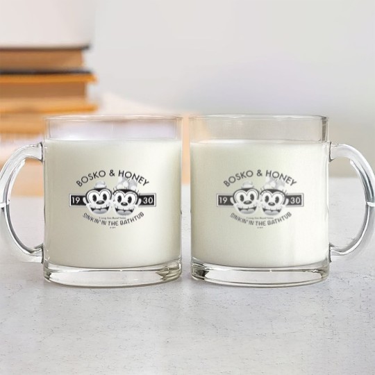 Discover Bosko & Honey - Looney - Glass Mugs