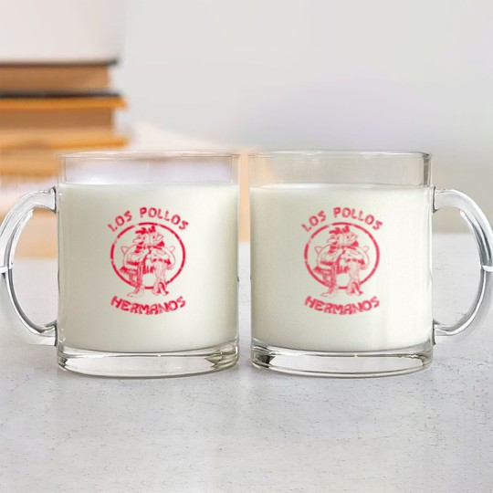 Discover Los pollos hermanos - Breaking Bad - Glass Mugs