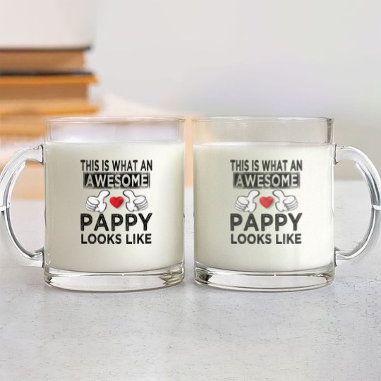Discover This is what an awesome pappy looks like - Pappy - Glass Mugs