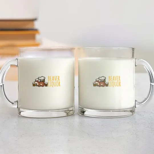 Discover Funny Beaver Liquor Animal Pun Beer Lover Drinking Glass Mugs