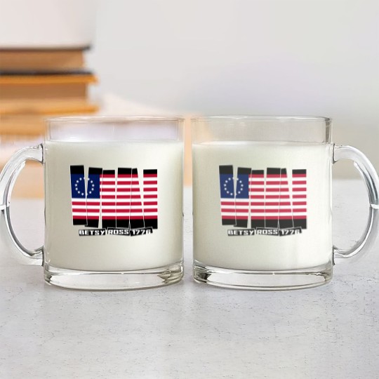 Discover Betsy Ross flag 1776 - Rush Limbaugh Betsy Ross - Glass Mugs