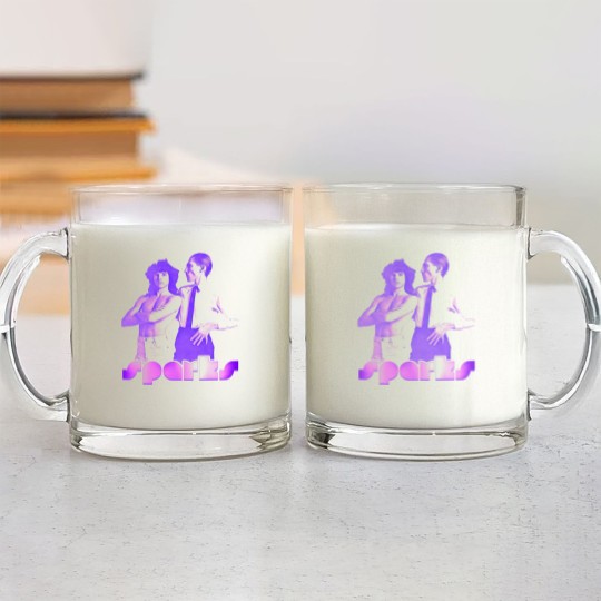 Discover Retro Sparks Band Big Beat Tribute - Sparks - Glass Mugs