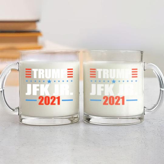 Discover T.r.u.m.p JFK Jr. 2021 Vote For T.r.u.m.p Desantis 2024 Election Glass Mugs
