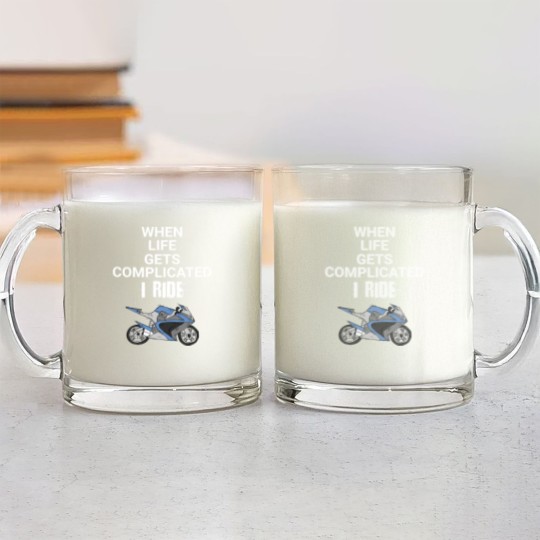 Discover Motorcycle Biker quotes Glass Mugs
