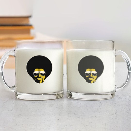 Discover Black Man, Afro, Retro, Legend, African American Glass Mugs
