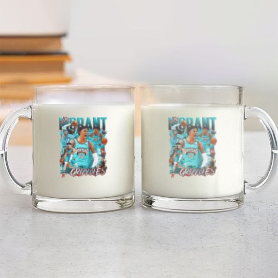 Discover Ja Morant Glass Mugs | Memphis Grizzlies Bootleg Graphic Glass Mugs