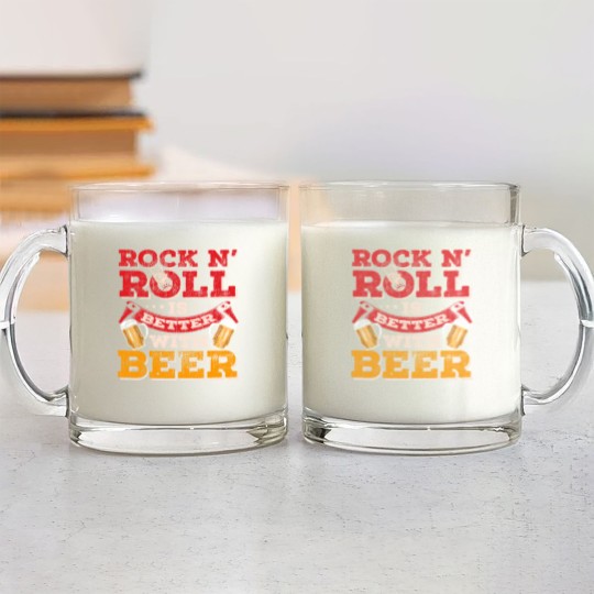 Discover rock n roll beer Glass Mugs