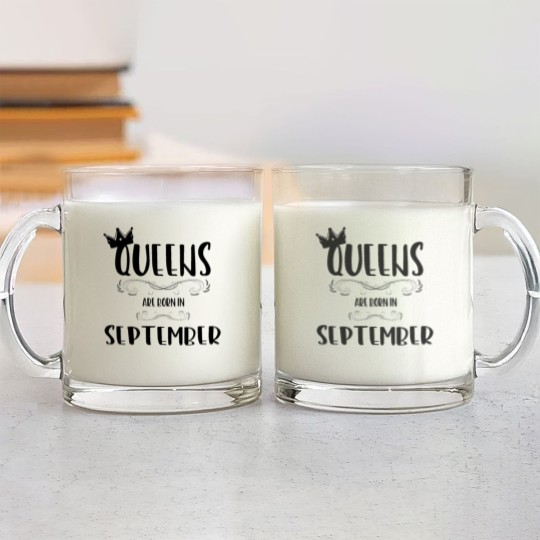 Discover September birthday women ladies queen Glass Mugs