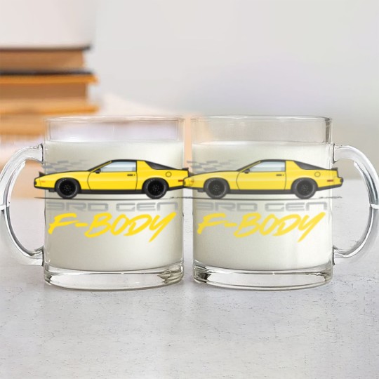 Discover Custom Order - Firebird - Glass Mugs
