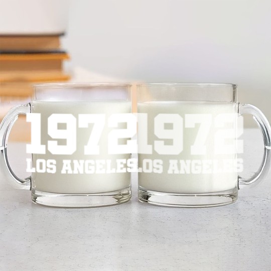 Discover 1972 Los Angeles - California - USA - West Coast Glass Mugs