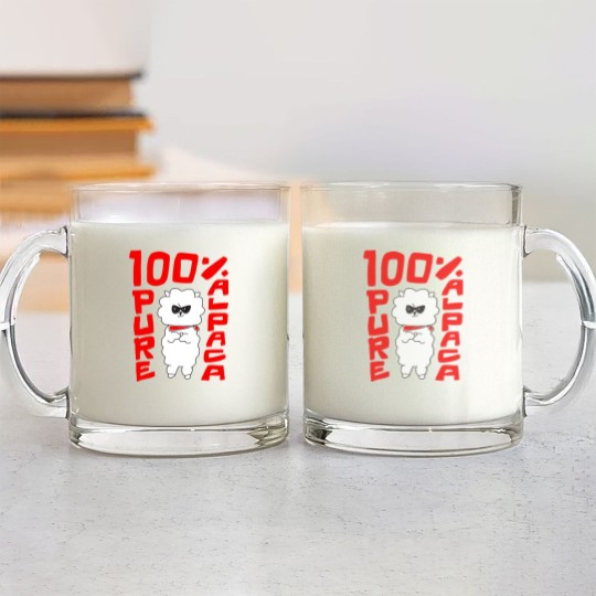 Discover 100% Pure Alpaca - Alpaca - Glass Mugs