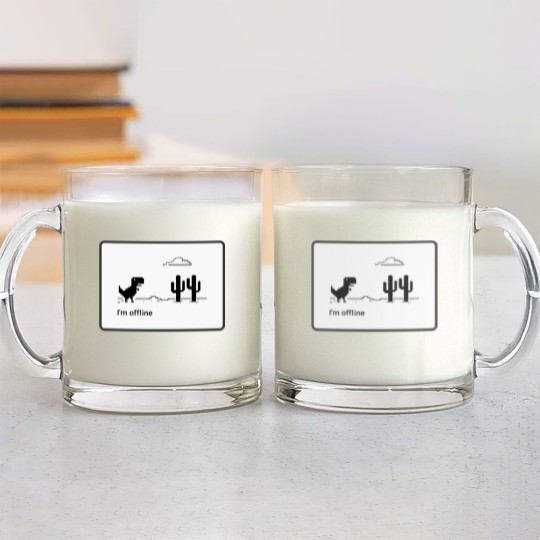 Discover Im Offline Glass Mugs