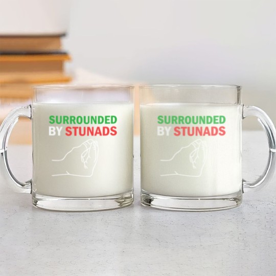 Discover Surrounded by Stunads Funny Italian Sayings Glass Mugs