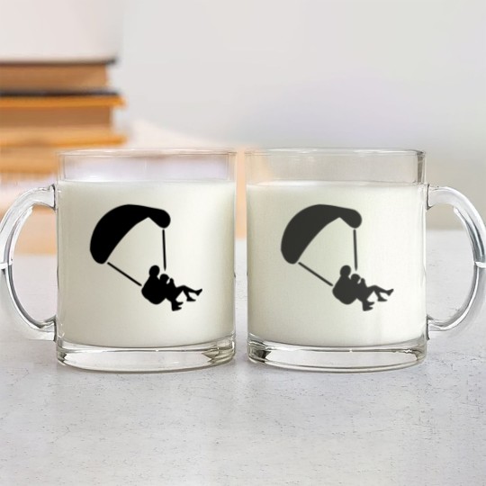 Discover Skydive Glass Mugs