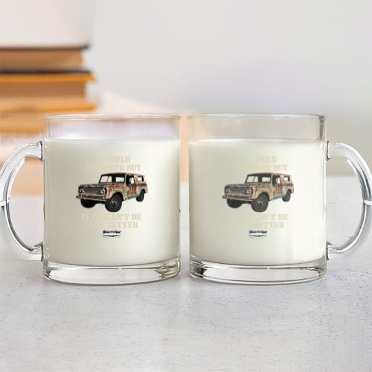 Discover Scout Classic Truck Pickup International Harvester Glass Mugs