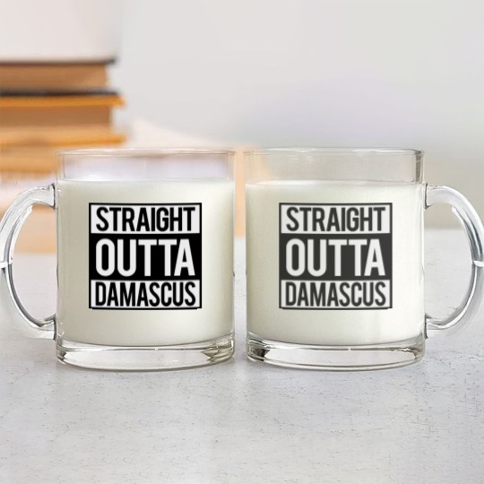 Discover Straight Outta Damascus Glass Mugs